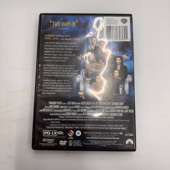 The Addams Family (DVD) Disc Tested, Working - Picture 2 of 3
